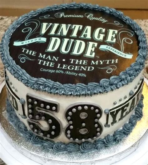 Image result for 75th birthday cake ideas for a man | Vintage birthday cakes, 50th birthday ...