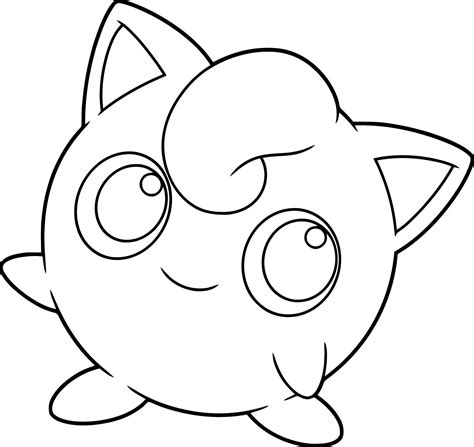 Wigglytuff Jigglypuff Coloring Page A wigglytuff nicknamed jiggly is owned by green the evolved ...