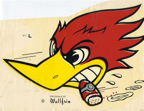 rare vintage Wallfrin decal #wallfrin #vintage #decal #hotrod #dragrace #custom #car #woodpecker ...