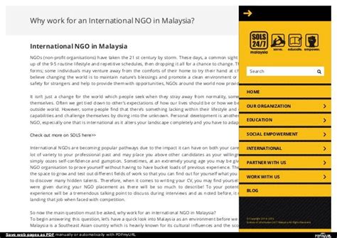 NGO Malaysia