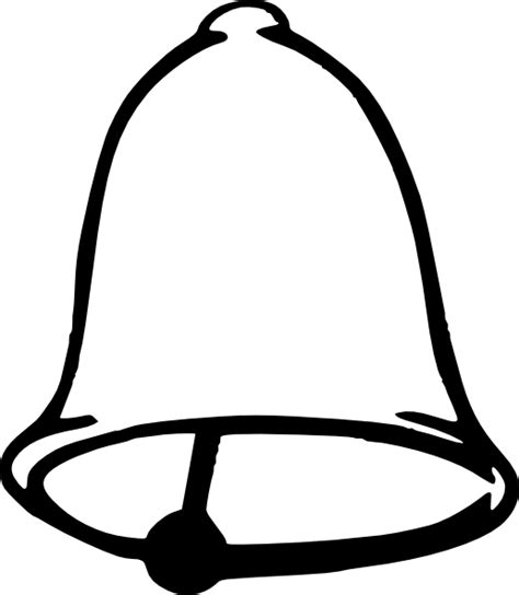 Christmas Bell Outline - ClipArt Best