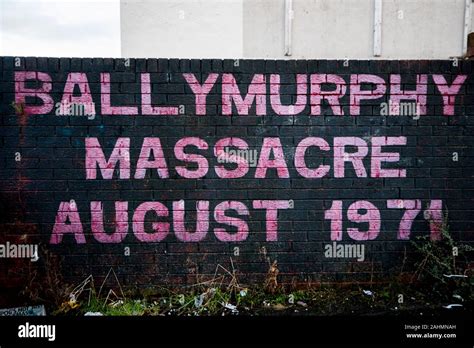 West belfast remembering ballymurphy massacre 1971 hi-res stock ...