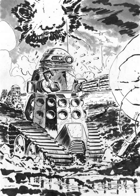 Dalek Tank, in Frank Toast 's My Gallery Comic Art Gallery Room