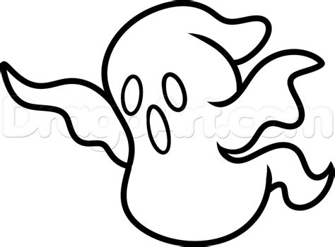 Easy Ghost Drawing at GetDrawings | Free download