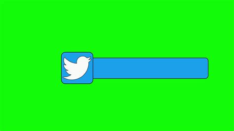 Twitter Lower Third Animation Green Screen Download For Free. Twitter ...