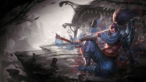 Wallpaper : League of Legends, Yasuo, darkness, screenshot, 1920x1080 ...