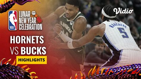 Charlotte Hornets vs Milwaukee Bucks - Highlights | NBA Regular Season ...