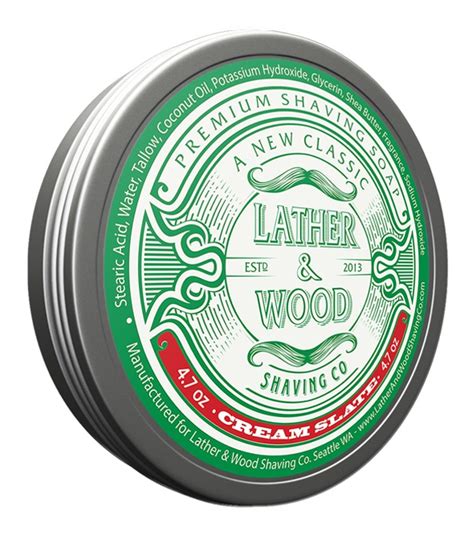 Lather & Wood Shaving Soap Shaving Soap -Woodsy Scent ingredients (Explained)