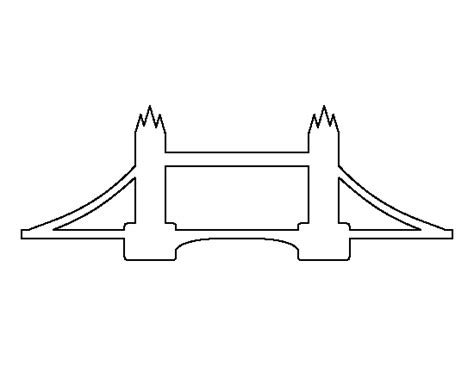 Printable London Bridge Template