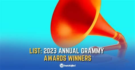 LIST: 2023 GRAMMY Awards Winners - WhatALife!