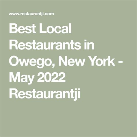 Best Local Restaurants in Owego, New York - May 2022 Restaurantji in ...