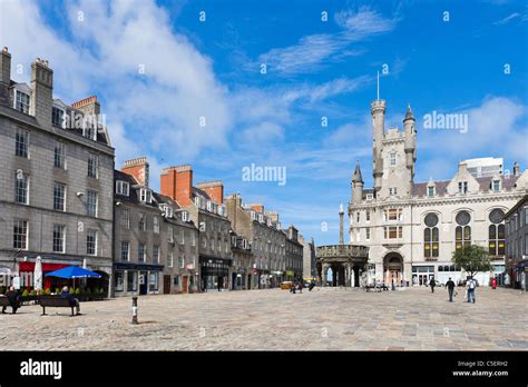 Castlegate in the city centre, Aberdeen, Scotland, UK Stock Photo - Alamy