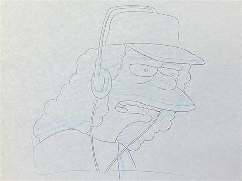 The Simpsons - Original drawing of Otto Mann - (from 90's, - Catawiki