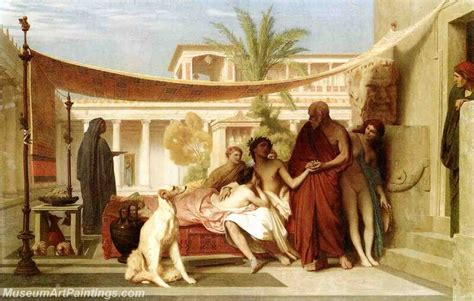 Socrates Seeking Alcibiades in the House of Aspasia Painting