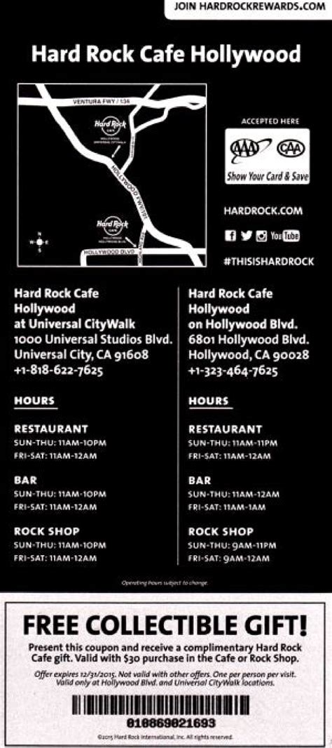 hard rock cafe hollywood on hollywood blvd :: Ettractions.com