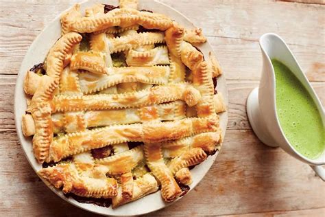 Jamie Oliver's Chicken, Sausage & Bacon Puff Pie Recipe With English Mustard, Leeks & Watercress ...