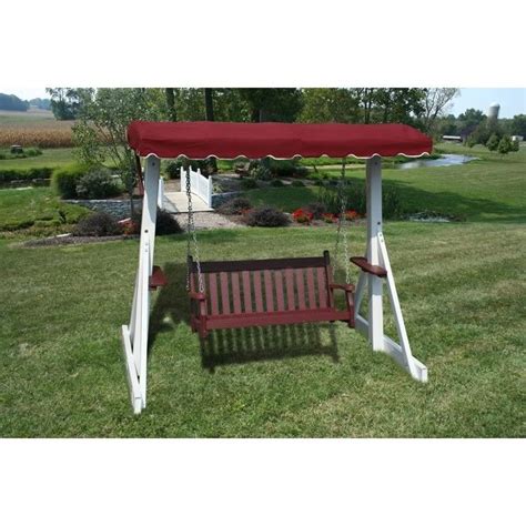 Amish Poly A-frame Swing Stand | A frame swing, Garden swing, Garden living