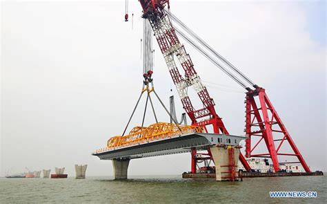 In pics: construction site of Hong Kong-Zhuhai-Macao Bridge - Xinhua | English.news.cn