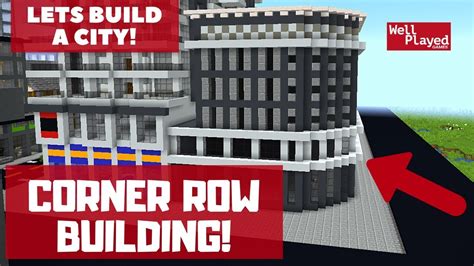 Corner Row Building In Minecraft!! | Minecraft City Lets Build S2 Ep12 ...