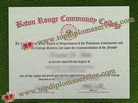 Unusual methods to get a Baton Rouge Community College diploma