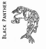 Black Panther Coloring Pages  Best For Kids sketch template