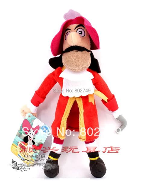 Jake and the Never Land Pirates plush toy, Captain Hook toy 26cm for children gifts-in Dolls ...