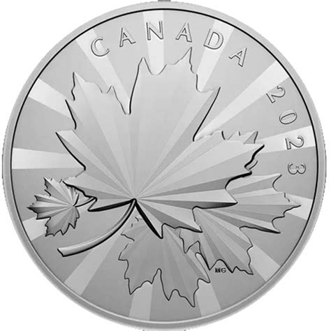 2023 Proof Silver Canadian Multifaceted Maple Leaf Coins - Silver.com™