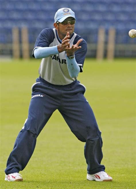 Rahul Dravid takes catches during a training session | ESPNcricinfo.com