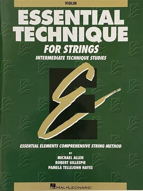 Essential Technique for Strings : Violin (Green Cover) – Katy Violin Shop