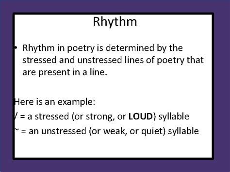 Poetic Rhythm Rhyme Meter Types Of Rhyme Structure