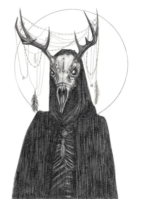 Wendigo Fine Art Print Cryptid Mythology Folklore - Etsy | Labyrinth ...