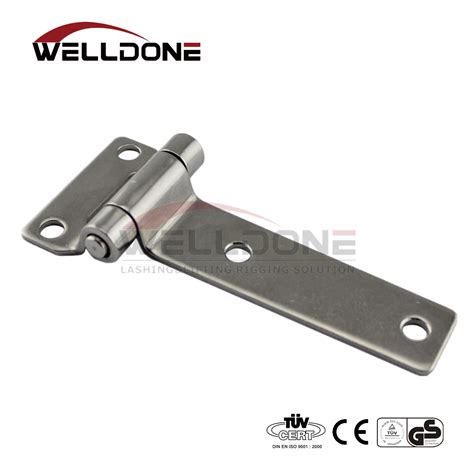 Marine Grade Polished 316 Stainless Steel Strap Tee T Hinge Heavy Duty ...