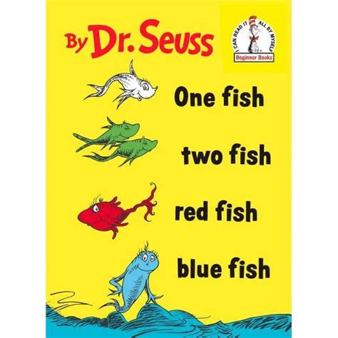 One Fish Two Fish Red Fish Blue Fish - Dr. Seuss - By Dr Seuss (hardcover) : Target