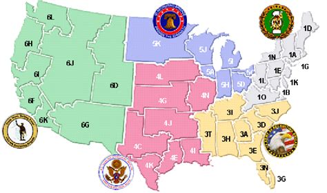 United States Army Recruiting Command: Location Of Brigades | Download ...