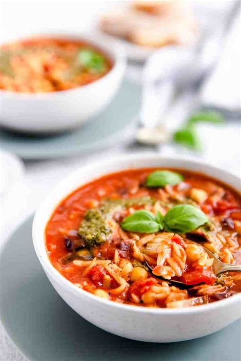 Orzo and Tomato Soup | Anna Banana