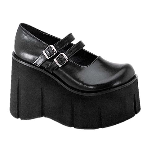 Pleaser Demonia Kera-08 - Black Pu in Shoes & Flats - $67.95