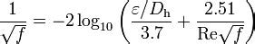 Solutions Of Colebrook & White Equation - My Engineering World