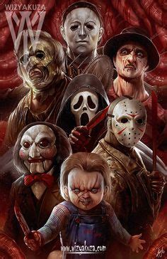 Michael Myers, Leatherface Ghostface, Billy Saw, Chucky, Jason Voorhees ...