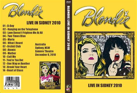 BANCA DO ROCK Rock Concert DVD: 3147 - DVD - BLONDIE 2010 - BOOTLEG