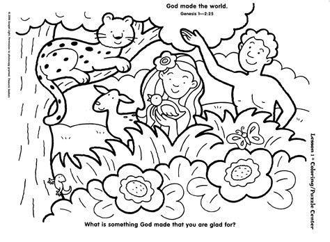 God Made The Animals Coloring Page at GetColorings.com | Free printable colorings pages to print ...