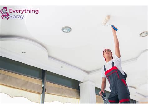 How to Paint a Ceiling – the Easy Way – Everything Spray