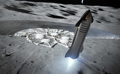 SpaceX plans to build Starships for ‘Moon Base Alpha’