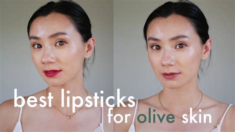 Best lipstick for olive skin and dark hair - YouTube