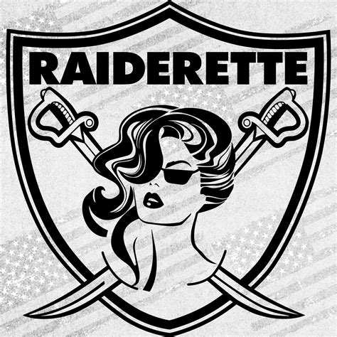 Raiderette Vinyl Decal Female Las Vegas Raider Fan Decal - Etsy