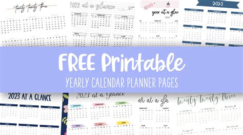 FREE 2023 Planners - 100s of FREE Planner Pages | Printabulls