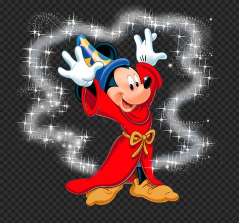 HD Mickey Mouse Sorcerer Wizard Magician PNG | Citypng