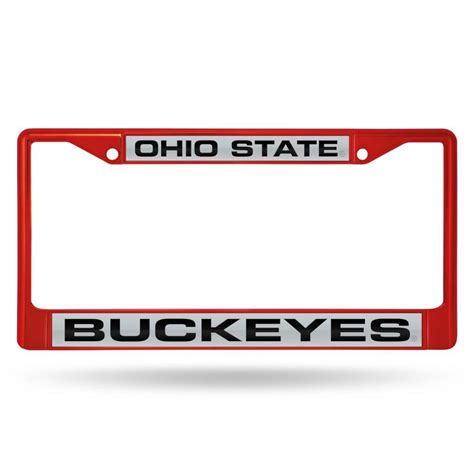 License plate frame Ohio State Buckeyes Exterior Car Accessories at ...