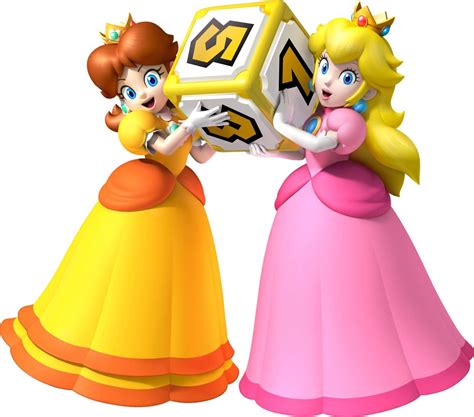 Princess Peach and Princess Daisy from Super Mario Vinyl Die | Etsy