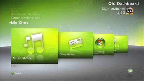 NEW Xbox 360 Dashboard - YouTube