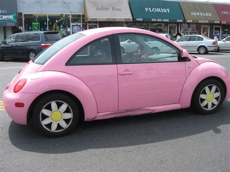 Hippie Car with Daisy Wheels and Love Bug Plates